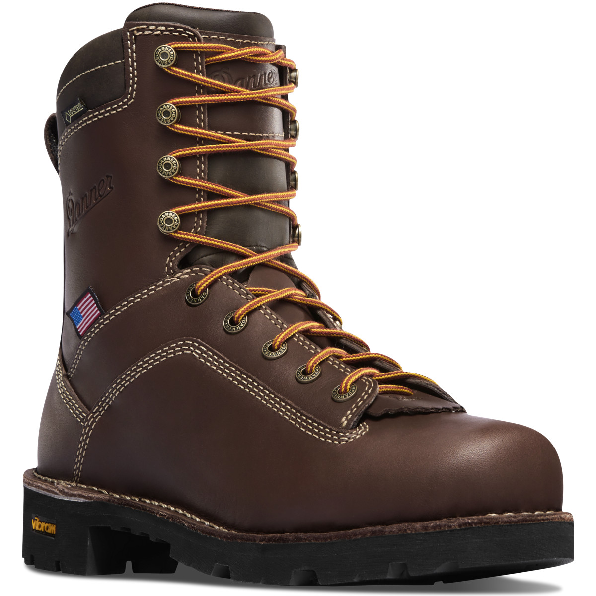 Danner Quarry USA Dark Brown Work Boots Mens - South Africa 50463CLAU